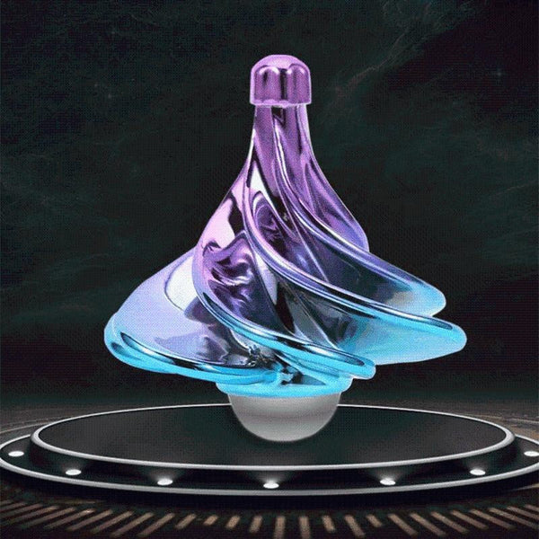 Rotating Blowing Spinner Toy