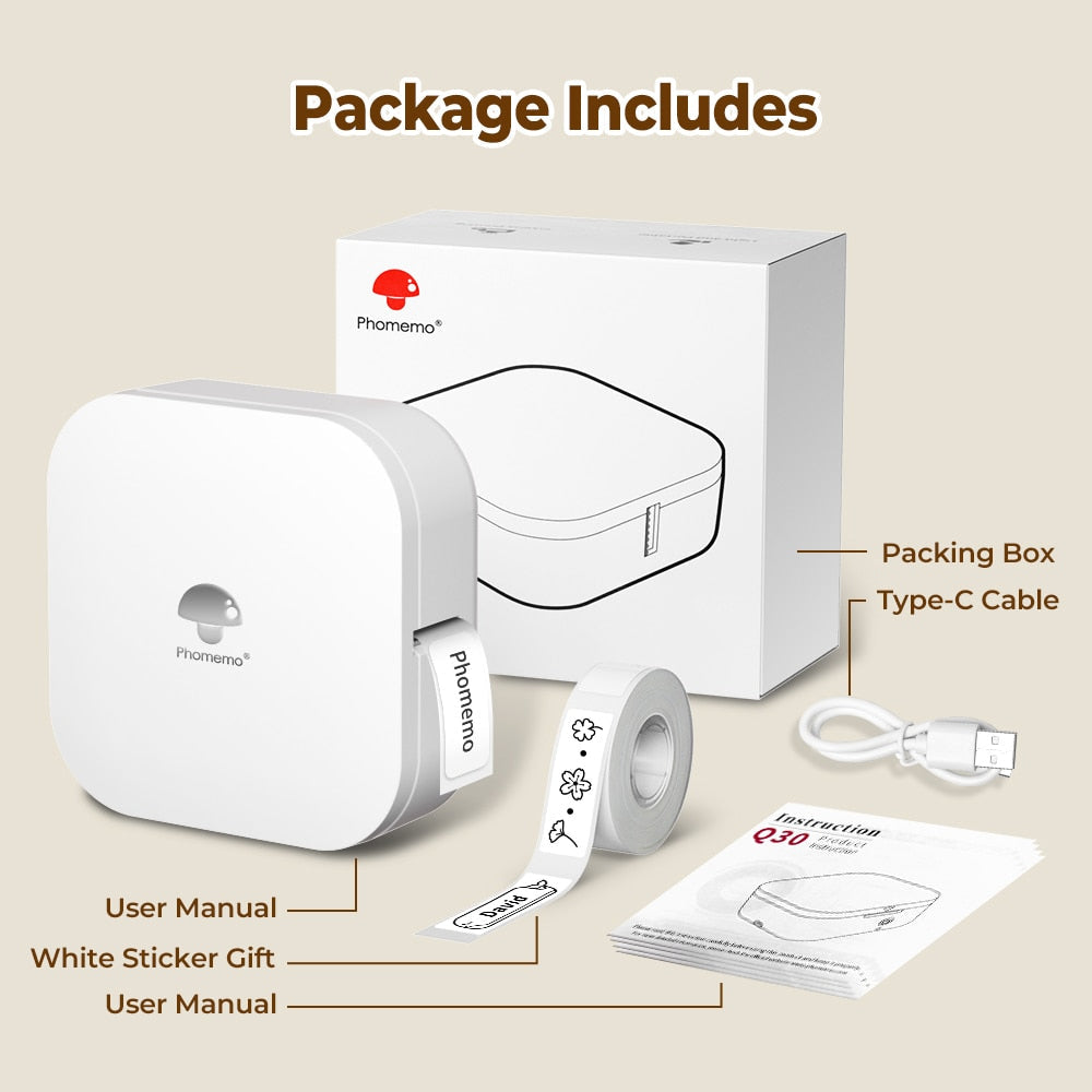 Portable Inkless Label Printer