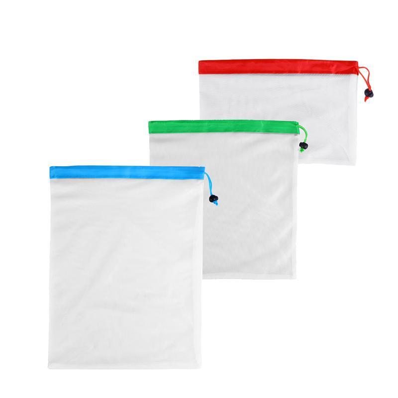 12pcs Reusable Mesh Produce Bags