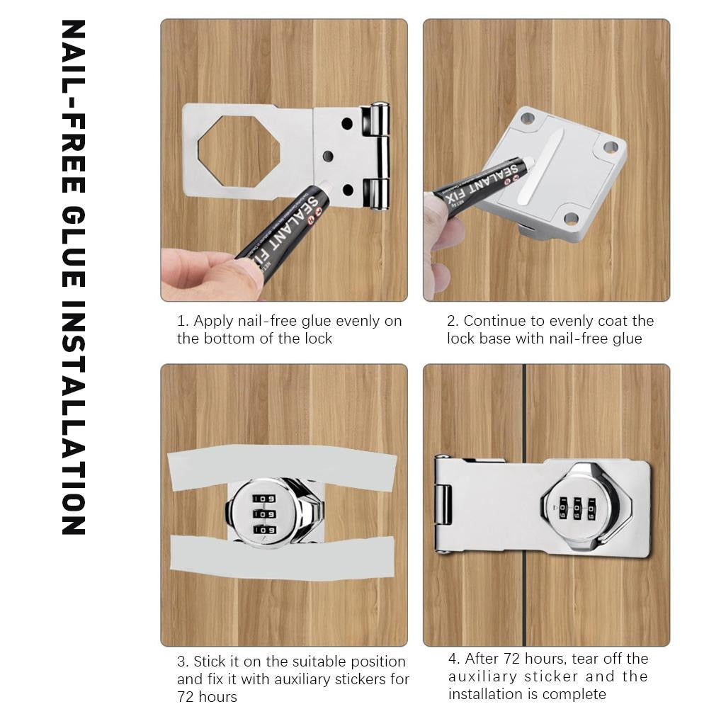 Anti-Theft Password Cabinet Lock