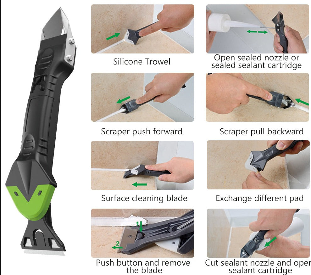 Caulk Scraper and Finisher