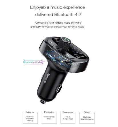 Bluetooth Car Charger Audio Transmitter