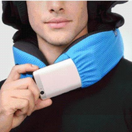 6 in 1 Ergonomic Hooded Travel Pillow