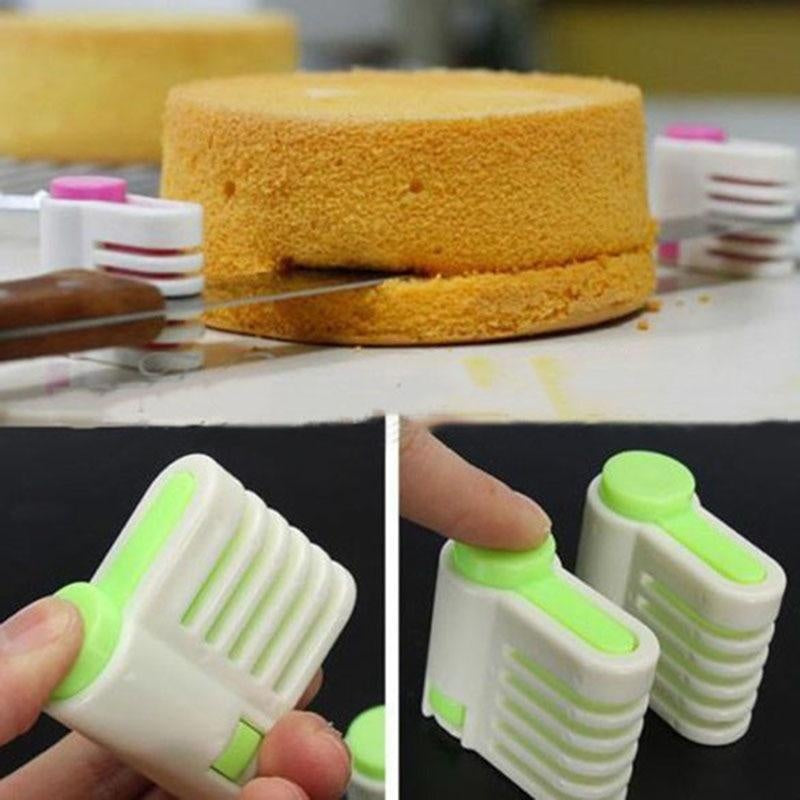 2pcs Knife Clamp Cake Layer Slicer