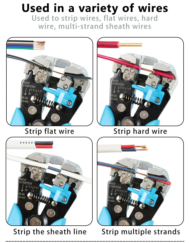 Wire Stripper, Cutter & Crimper Tool