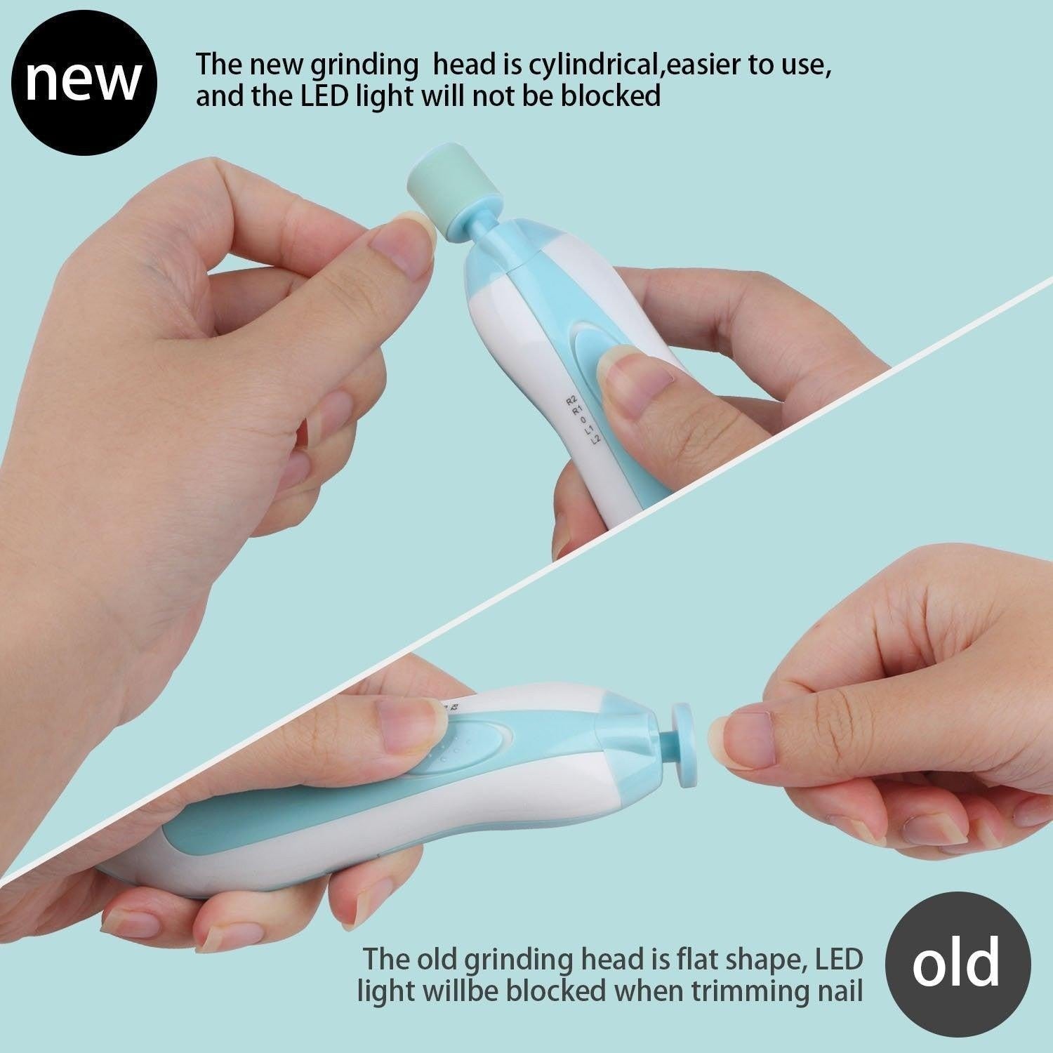 Electric Safe Baby Nail Trimmer