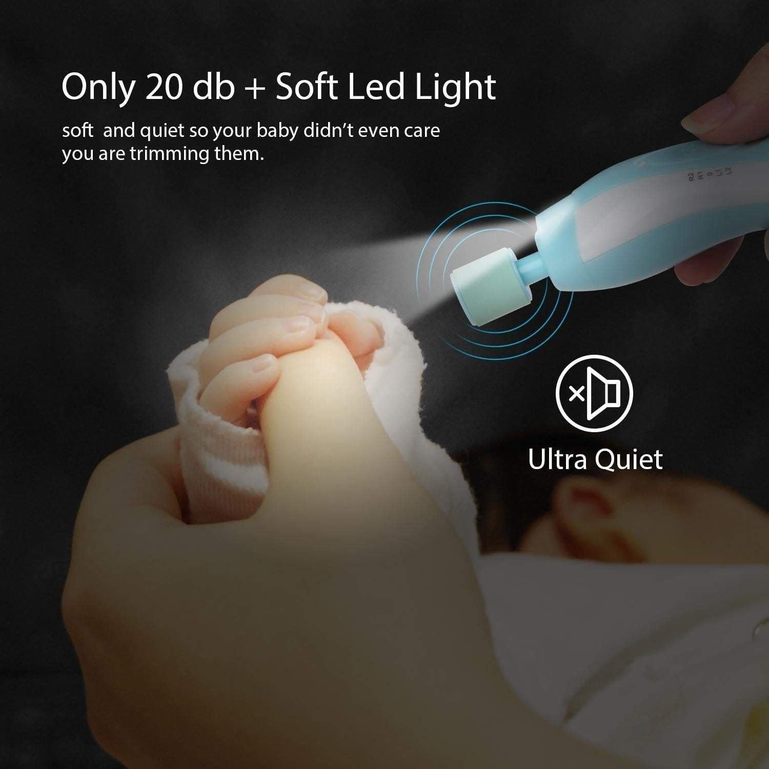 Electric Safe Baby Nail Trimmer