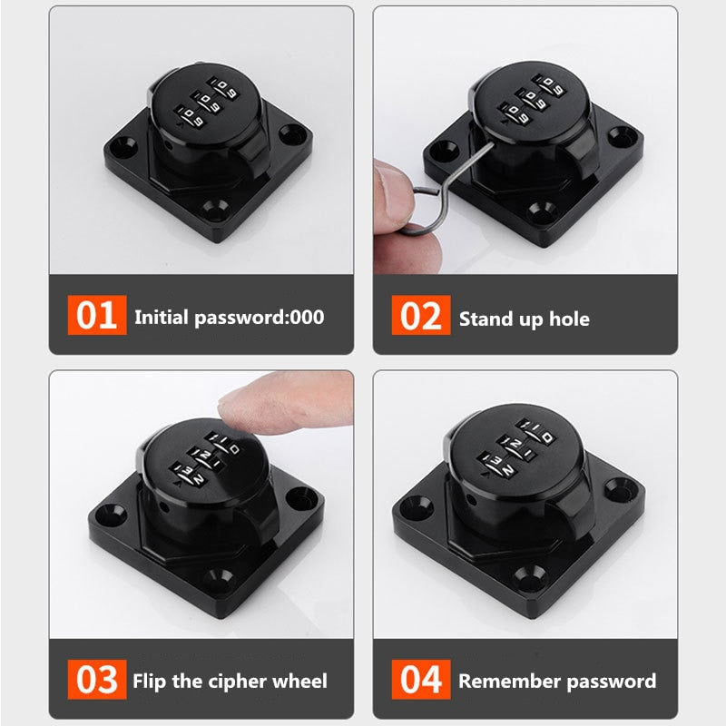 Anti-Theft Password Cabinet Lock