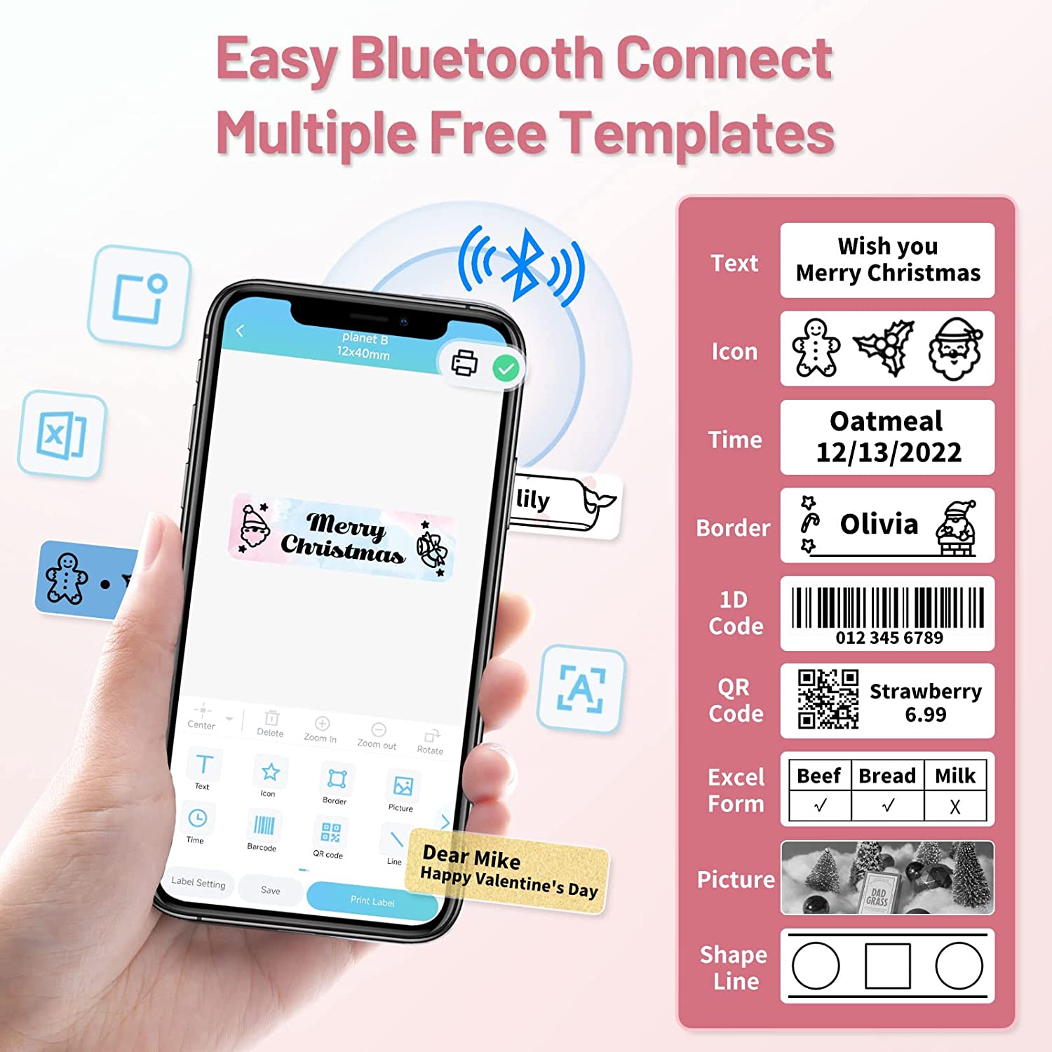 Portable Inkless Label Printer