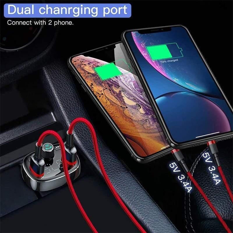 Bluetooth Car Charger Audio Transmitter