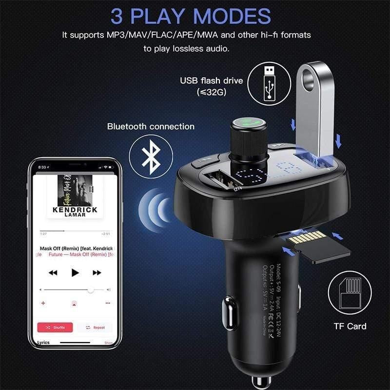 Bluetooth Car Charger Audio Transmitter