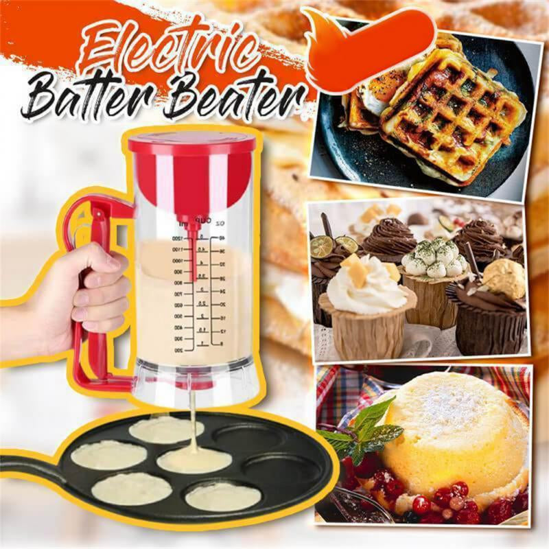 Cake and Pancake Batter Mixer and Dispenser