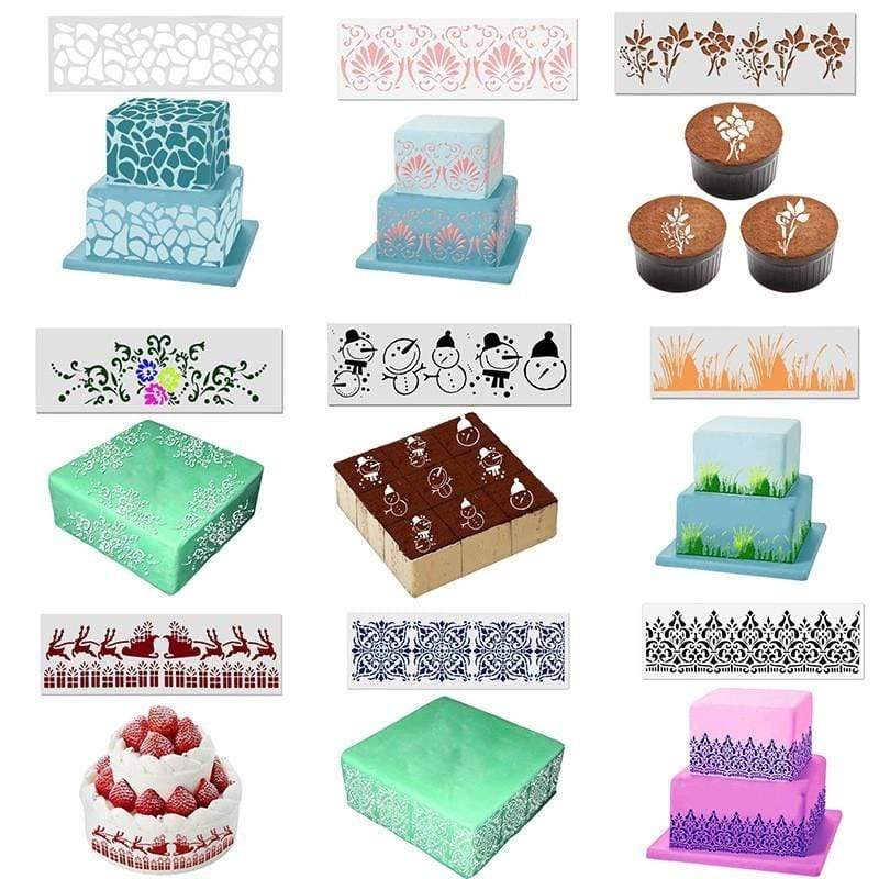 Cake Embossing Stencils (Buy 3 for $15)