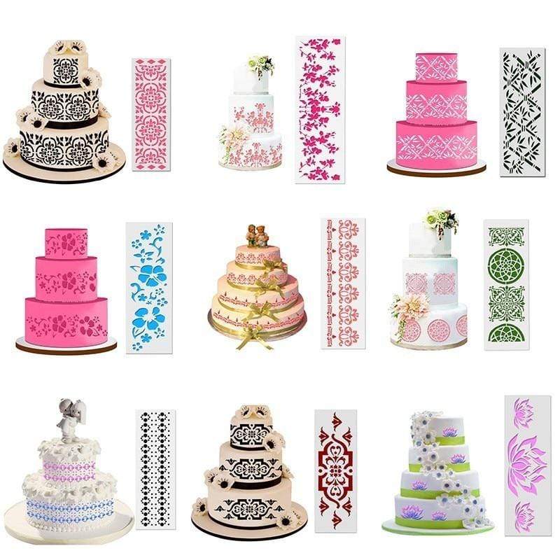 Cake Embossing Stencils (Buy 3 for $15)