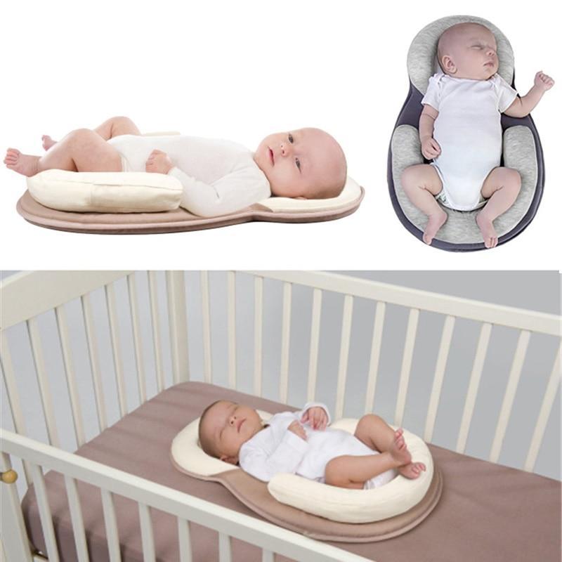 Anti-Rollover Portable Baby Crib