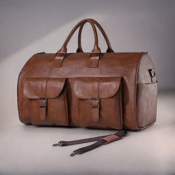 Luxe Leather Duffle Bag