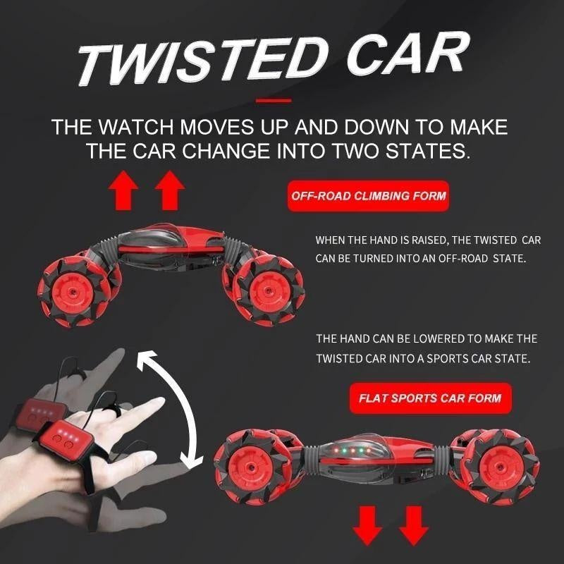 Gesture Control Double-Sided Stunt Car