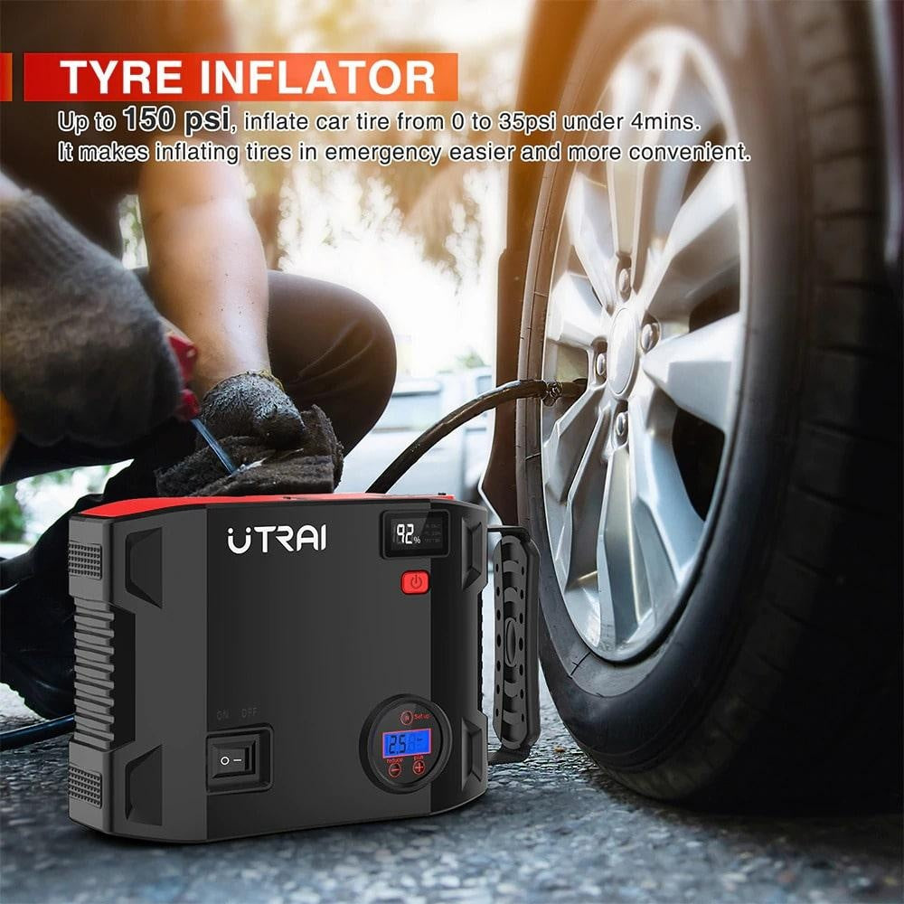 4-in-1 Jump Starter & Air Compressor