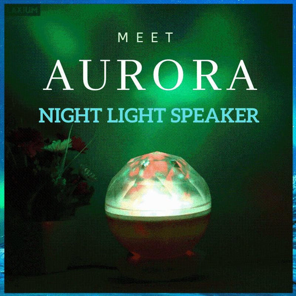 Aurora Night Light Speaker Projector