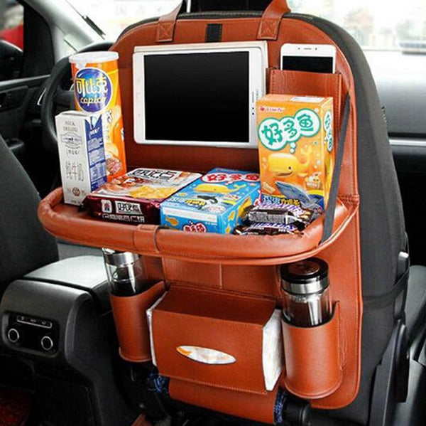 Car Backseat Leather Organizer