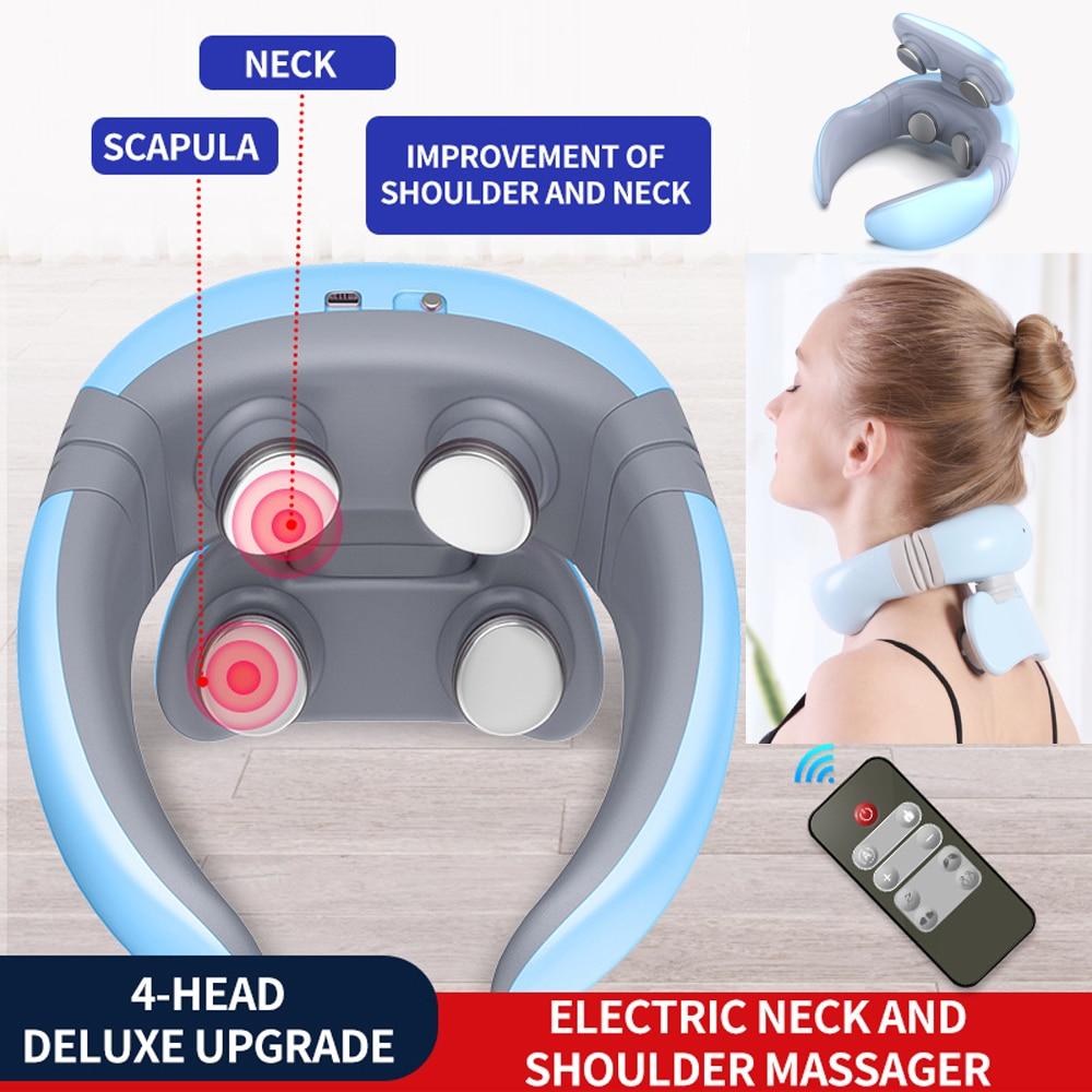 Electric Heated Pulse Neck Massager