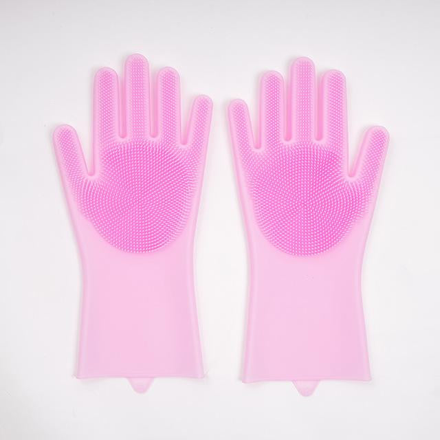 Multi-Purpose Scrubber Dishwashing Gloves