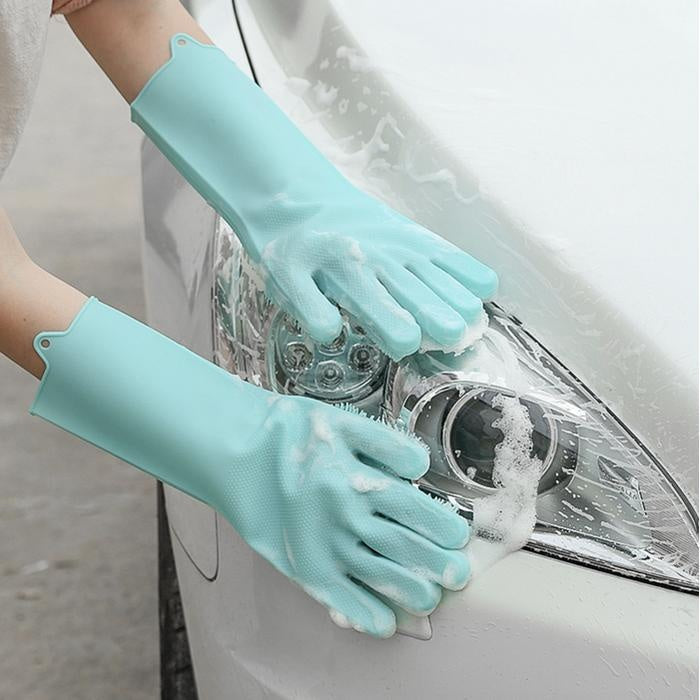 Multi-Purpose Scrubber Dishwashing Gloves