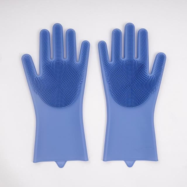 Multi-Purpose Scrubber Dishwashing Gloves