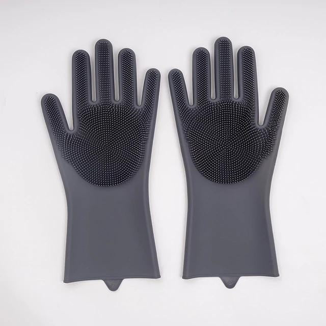 Multi-Purpose Scrubber Dishwashing Gloves