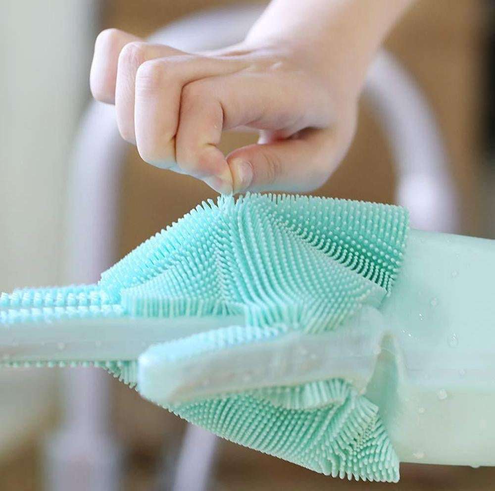 Multi-Purpose Scrubber Dishwashing Gloves