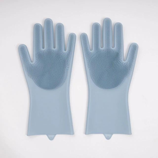 Multi-Purpose Scrubber Dishwashing Gloves