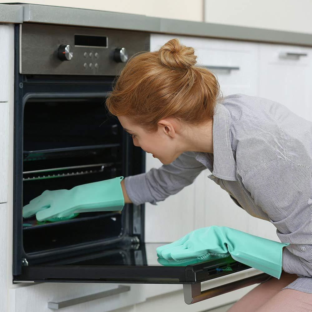 Multi-Purpose Scrubber Dishwashing Gloves