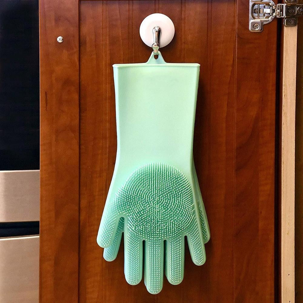 Multi-Purpose Scrubber Dishwashing Gloves