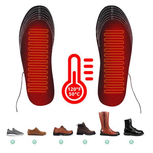 USB Heated Insoles Foot Warmer (1 Pair)