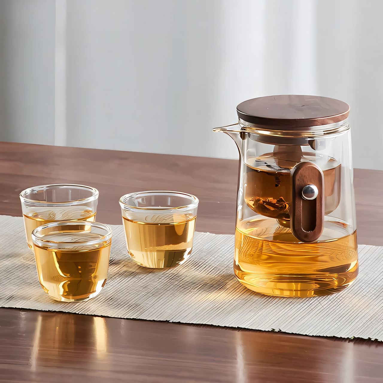 ZenVoyage Travel Glass Tea Set