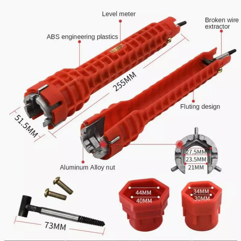 8 in 1 Plumbing Wrench