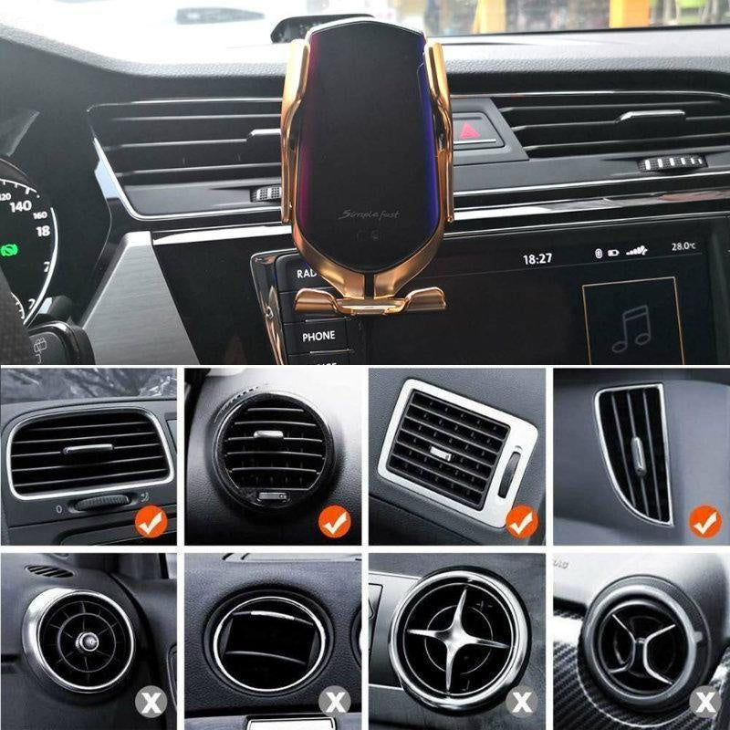 Smart Wireless Automatic Sensor Car Phone Holder Charger