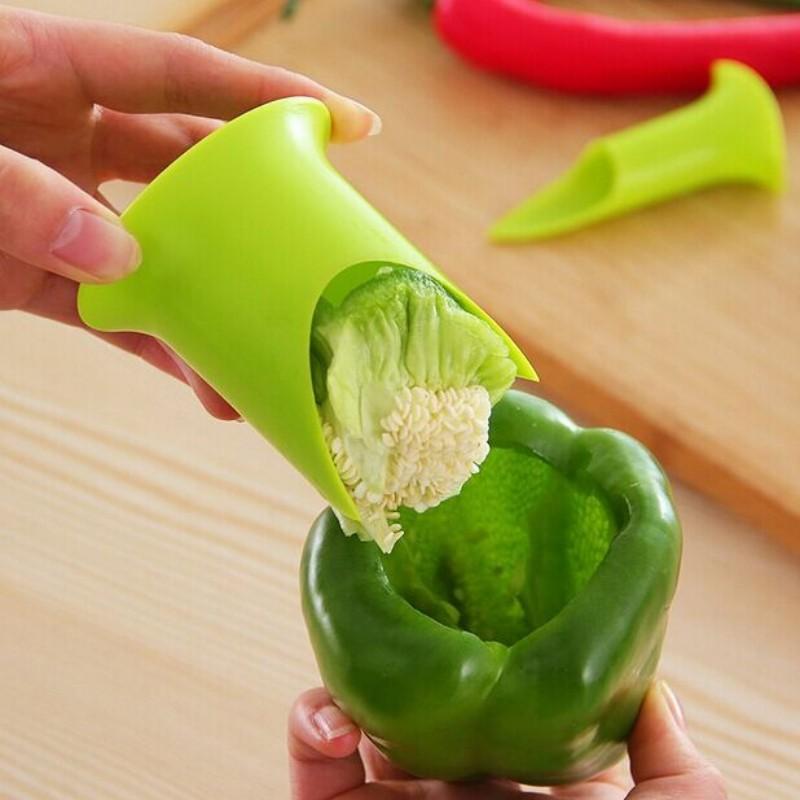 2PCS Pepper Corer