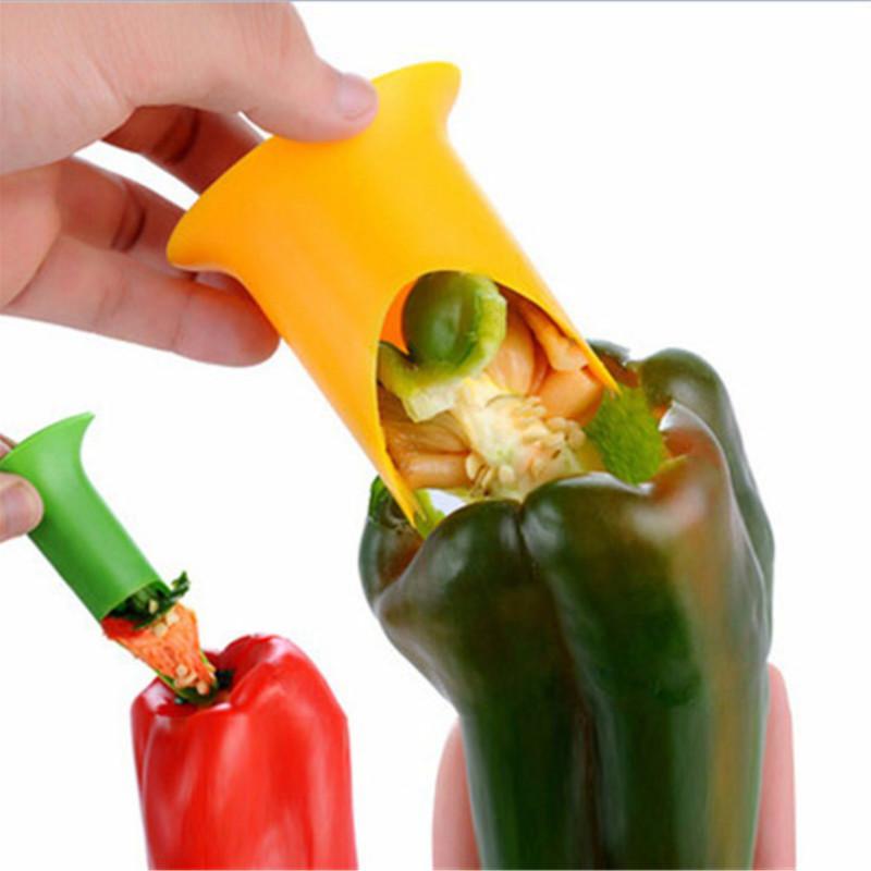 2PCS Pepper Corer