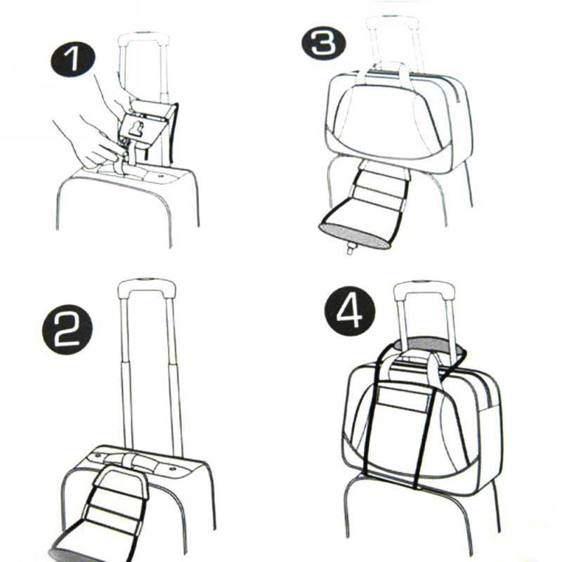 Adjustable Carry On Suitcase Bungee Strap