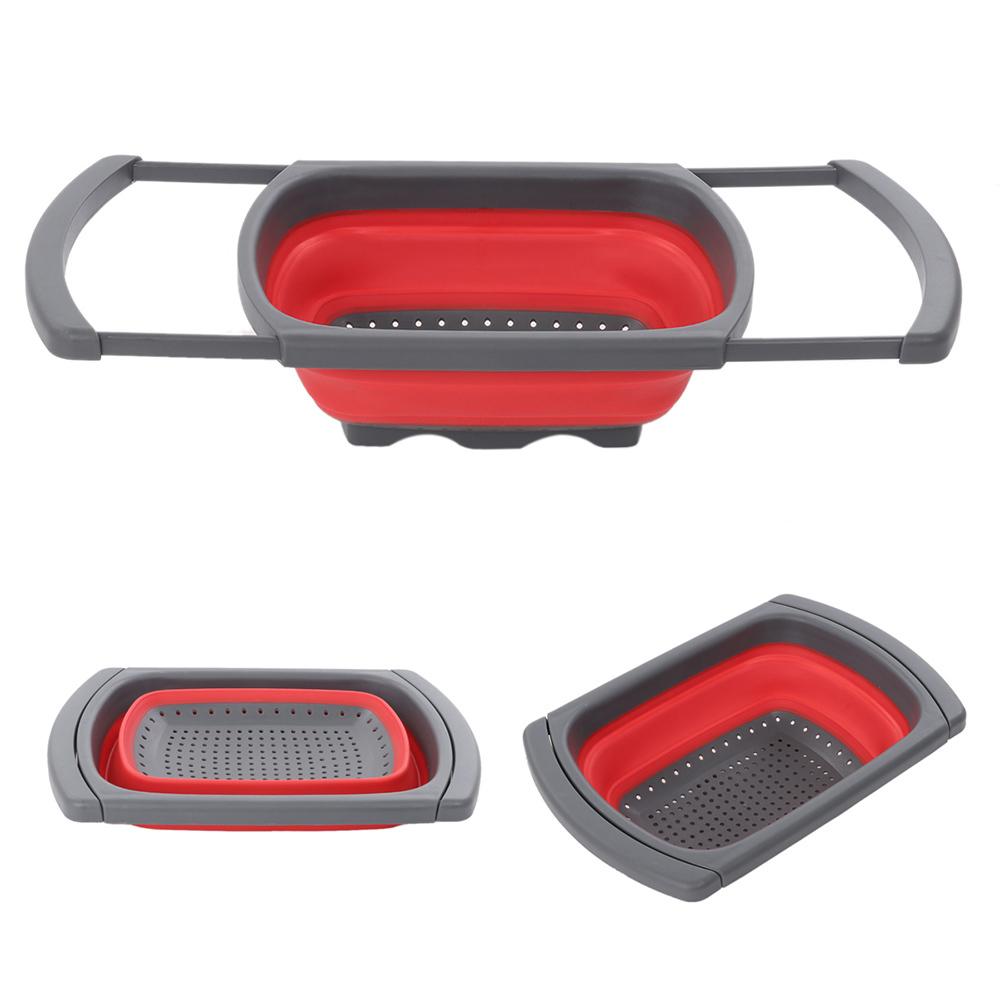 Collapsible Extendable Silicone Strainer