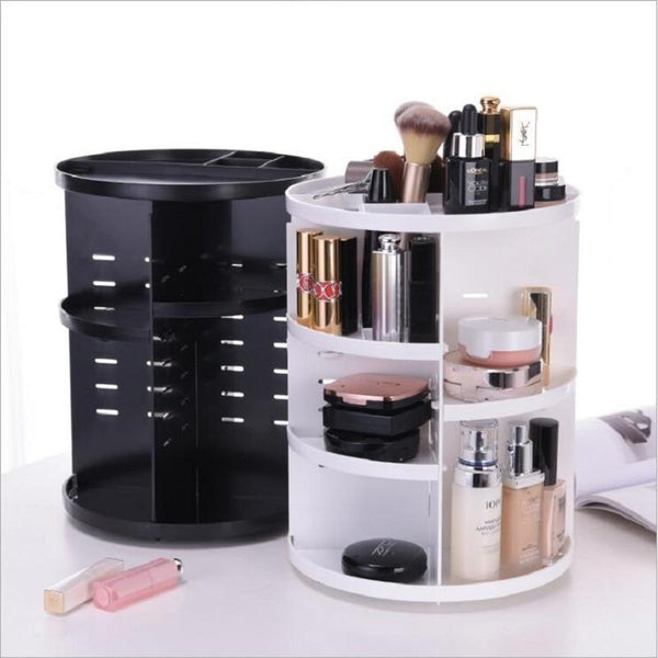 360-Degree Rotating Makeup Organizer