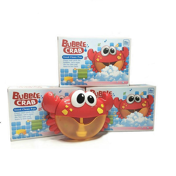 Crab Bubble Machine Bath Toy