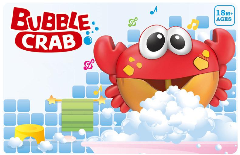 Crab Bubble Machine Bath Toy