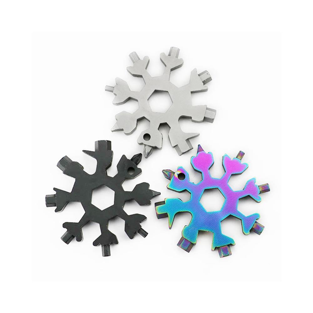 18-in-1 Stainless Steel Snowflake Multifunctional Tool