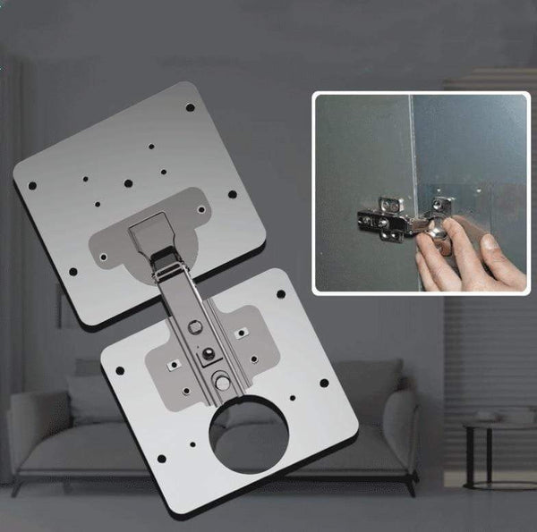 Stainless Steel Plate Hinge Repair Kit (4 Piece Set)