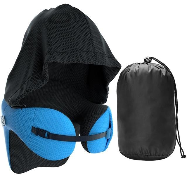 6 in 1 Ergonomic Hooded Travel Pillow